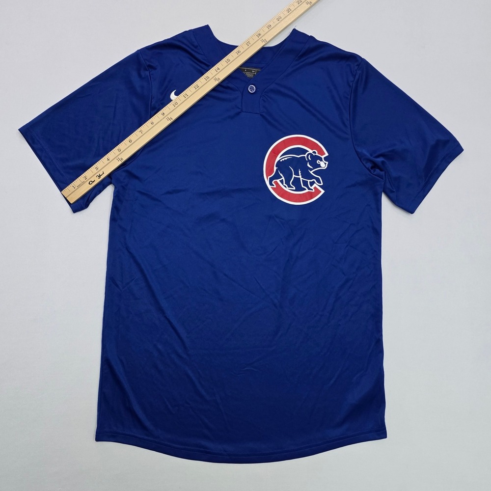 Nike Chicago Cubs MLB Batting Practice Jersey Mens Small Blue Short Sleeve #24 - Picture 9 of 11